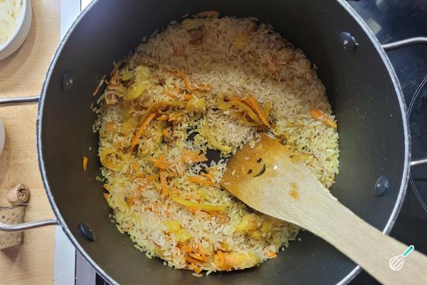 Receita de Arroz marroquino - Passo 7