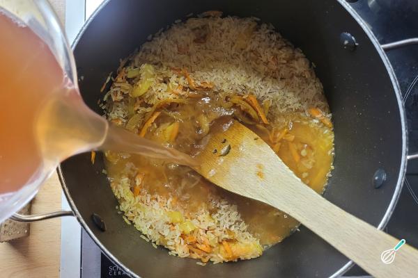 Receita de Arroz marroquino - Passo 8