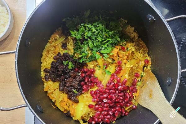 Receita de Arroz marroquino - Passo 9