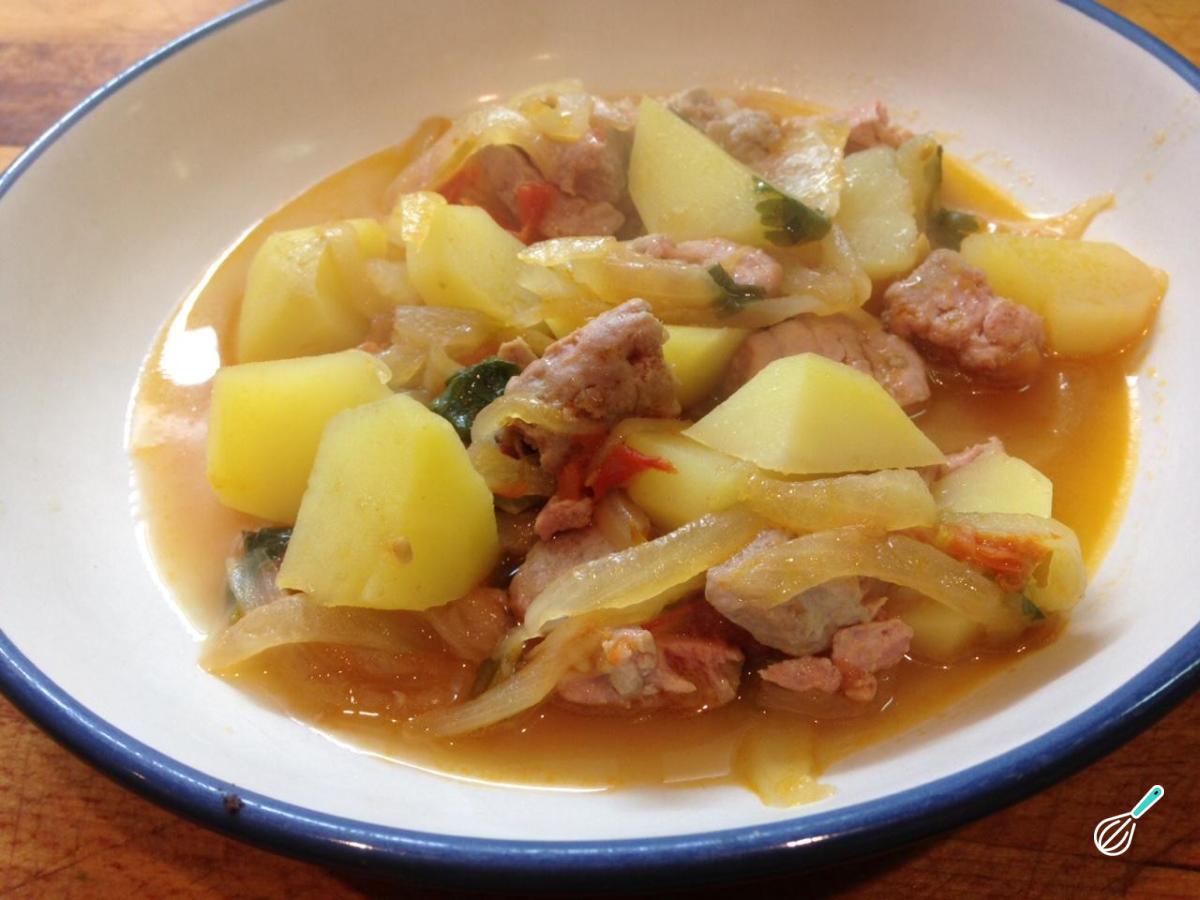 Receita de Guisado de atum fresco e batata