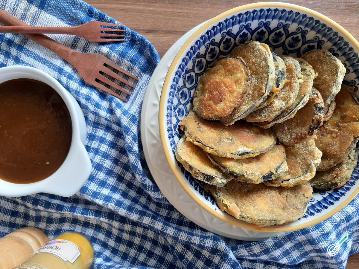 Receita de Berinjela empanada vegana