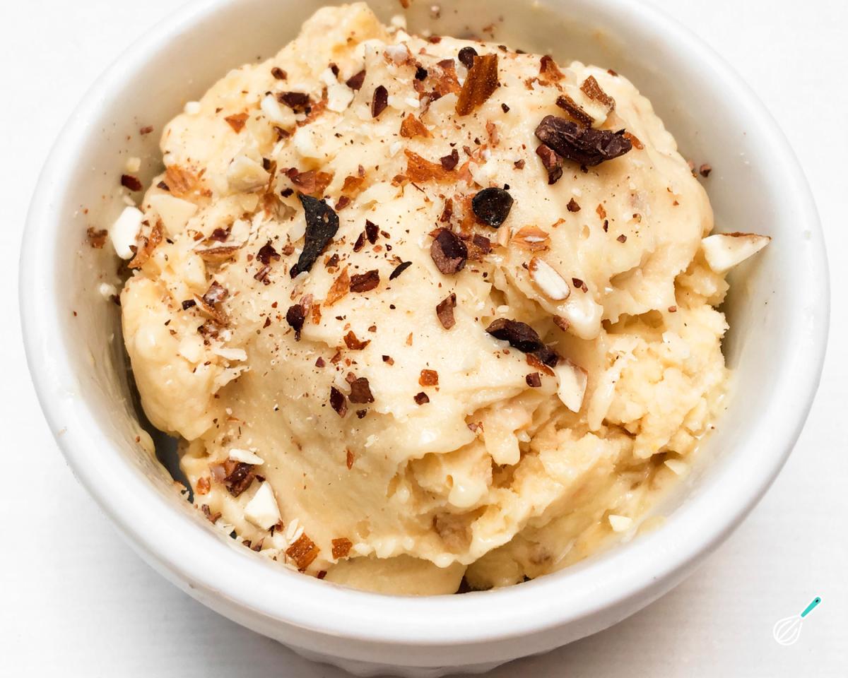 Receita de Sorvete de banana congelada fit