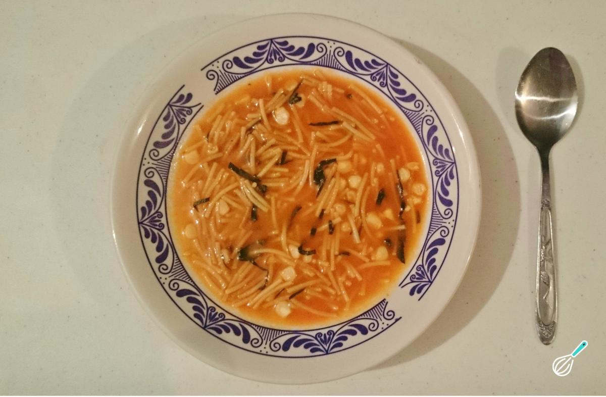 Receita de Sopa com macarrão cabelo de anjo