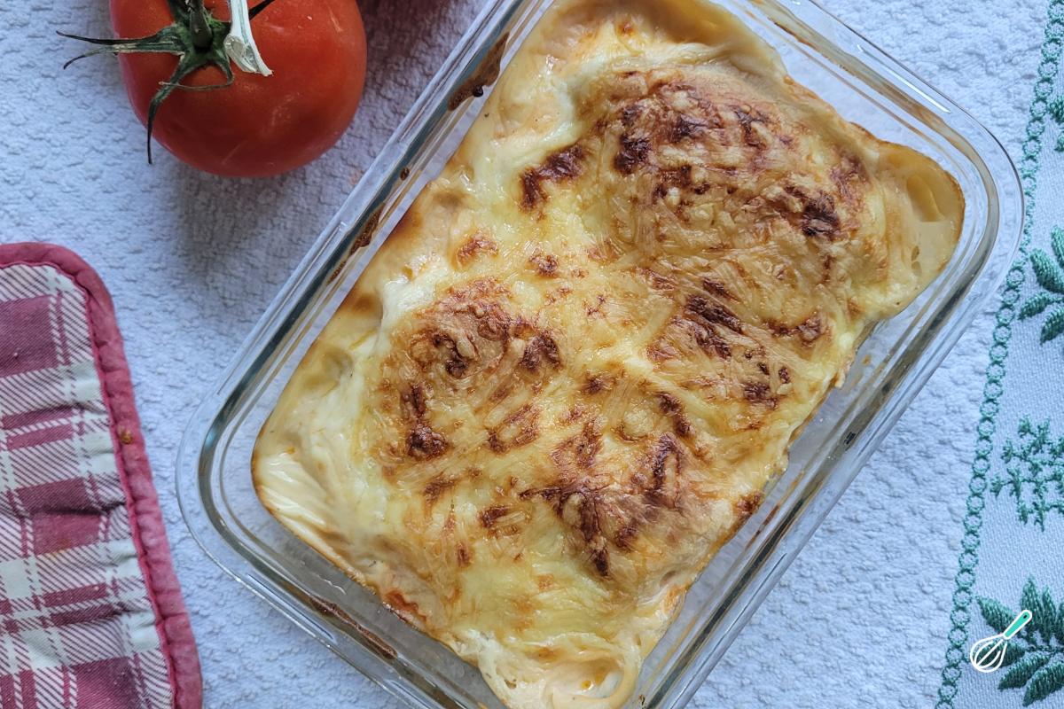Receita de Lasanha de frango com queijo