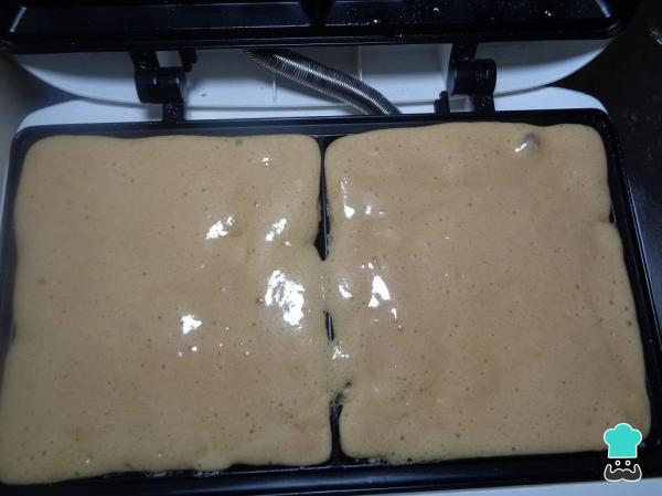 Receita de Waffles de chocolate - Passo 4