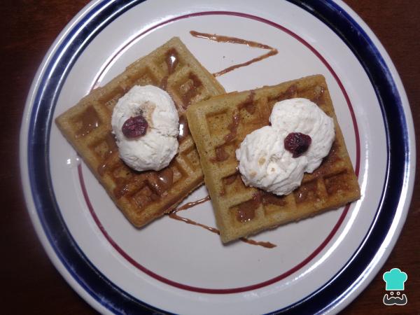 Receita de Waffles de chocolate - Passo 6