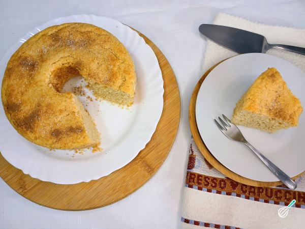Receita de Bolo de iogurte fofinho e úmido - Passo 7