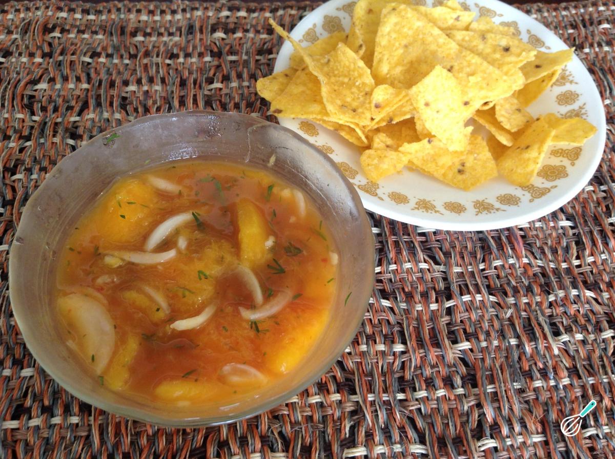 Receita de Ceviche de manga