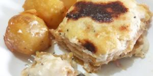 Lasanha de frango ao molho branco