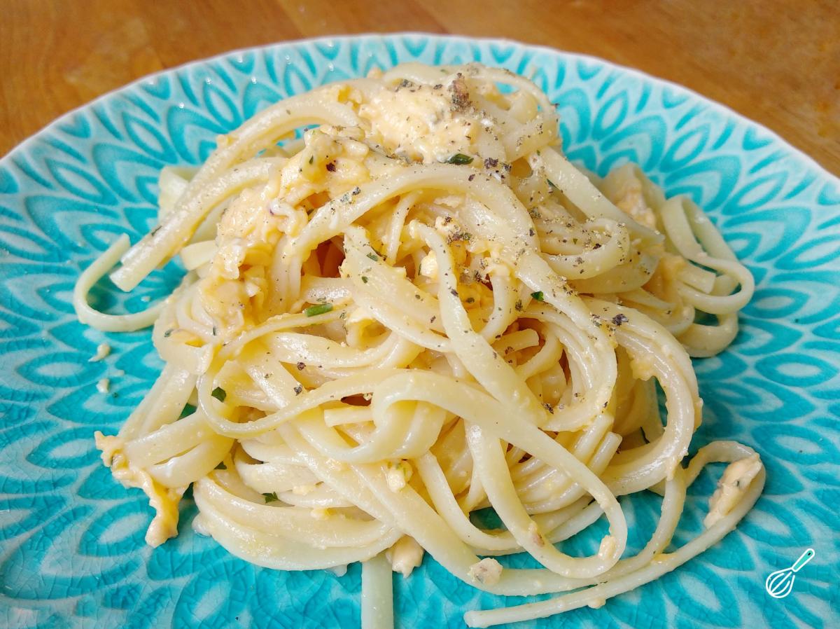 Receita de Macarrão com ovo simples