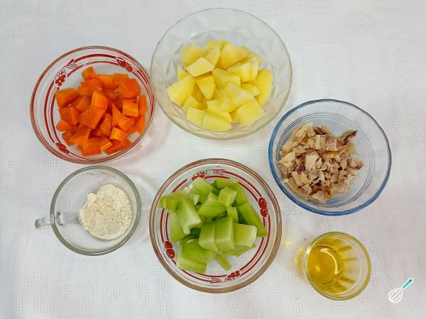 Receita de Papinha para bebê - Passo 1