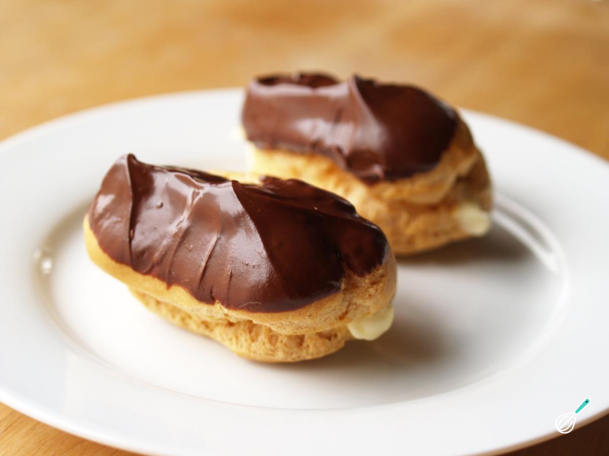 Receita de Éclairs au chocolat