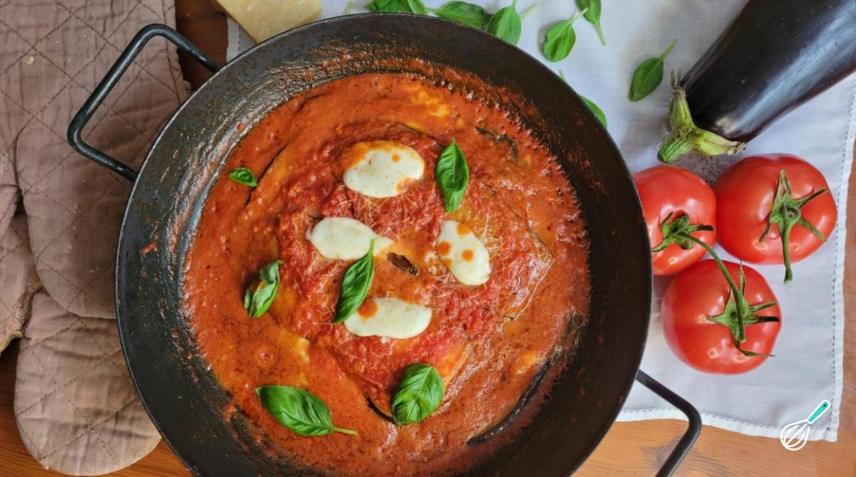 Receita de Lasanha de berinjela na frigideira