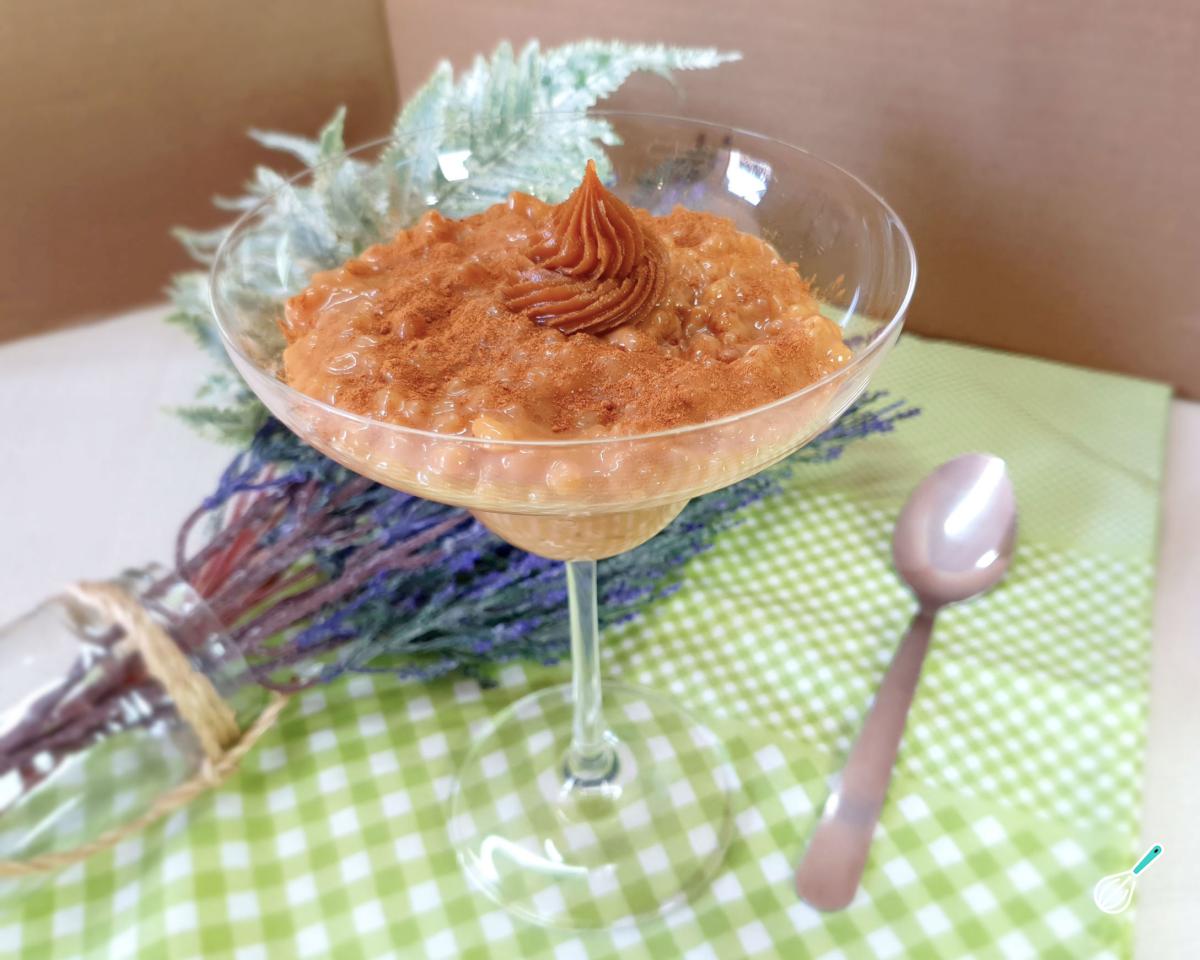 Receita de Arroz doce com doce de leite
