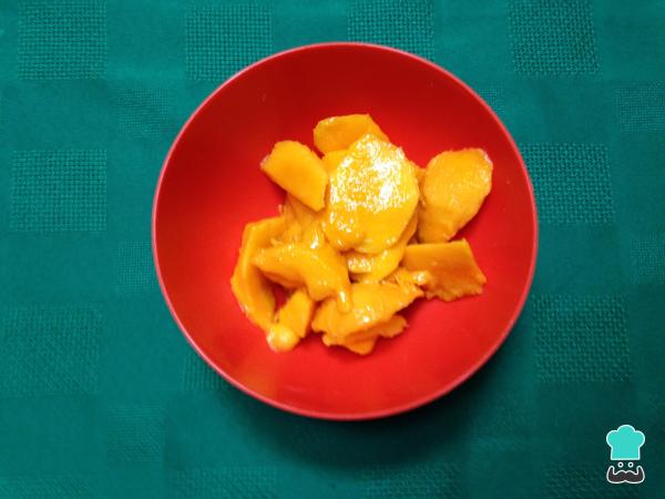 Batido de manga - Passo 2