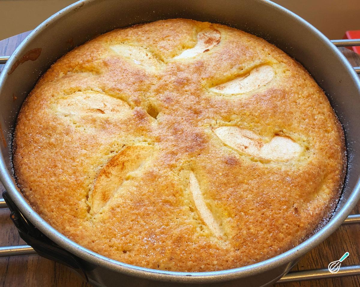Receita de Bolo de maçã sem açúcar e sem lactose