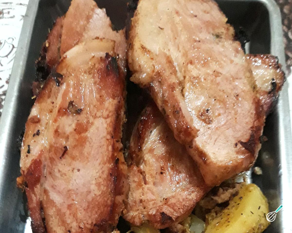 Receita de Alcatra suína com molho barbecue