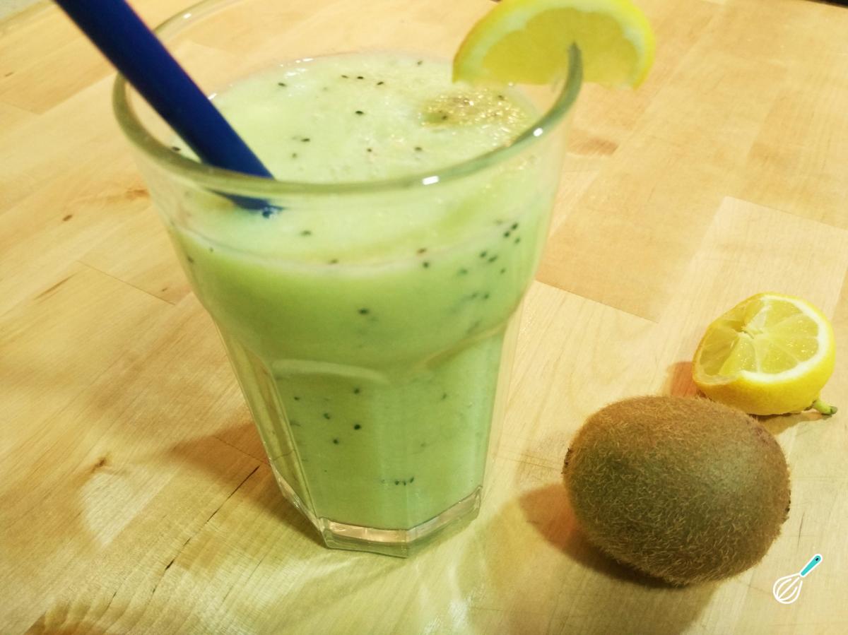 Batido de maçã verde com kiwi
