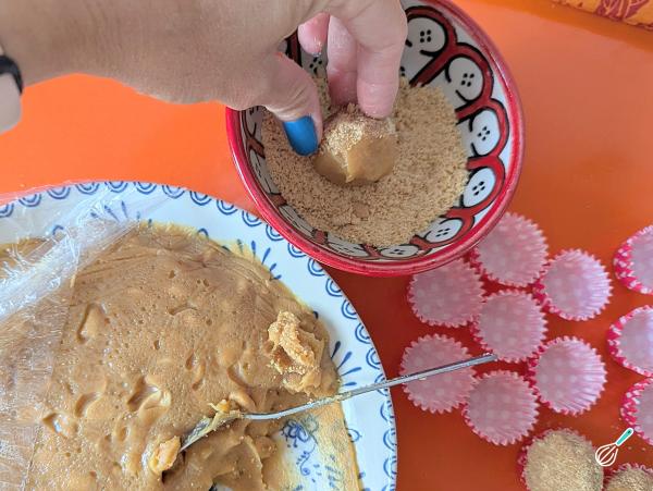 Receita de Brigadeiro pé de moça - Passo 8