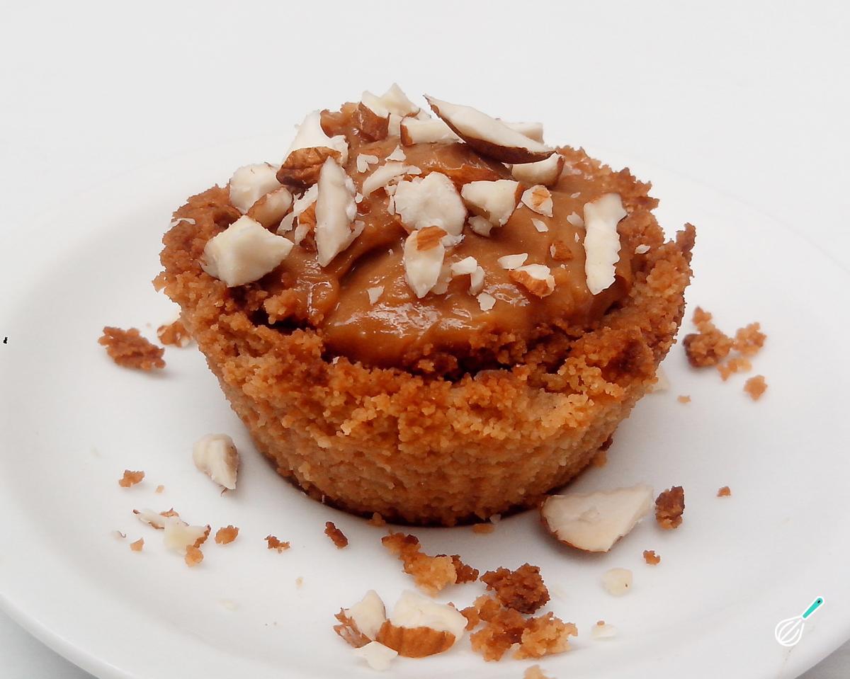 Receita de Tortinha de doce de leite fit