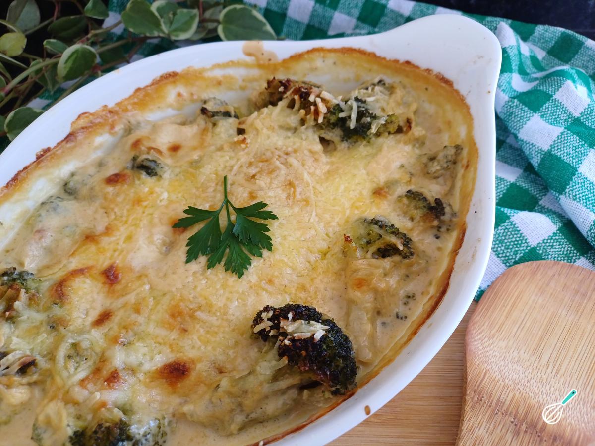 Receita de Frango cremoso com brócolis