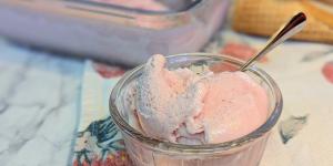 Receita de Sorvete de morango com 3 ingredientes