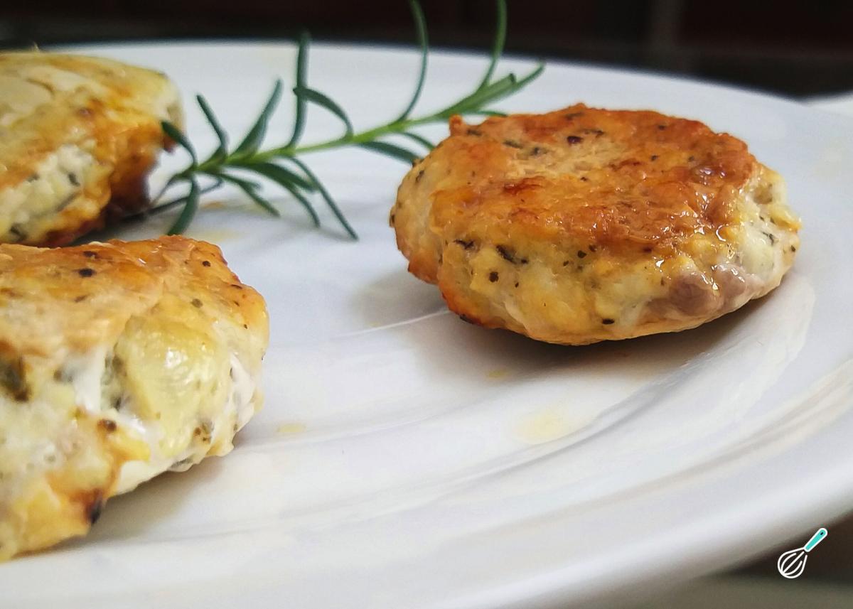 Receita de Hambúrguer de frango fit para congelar