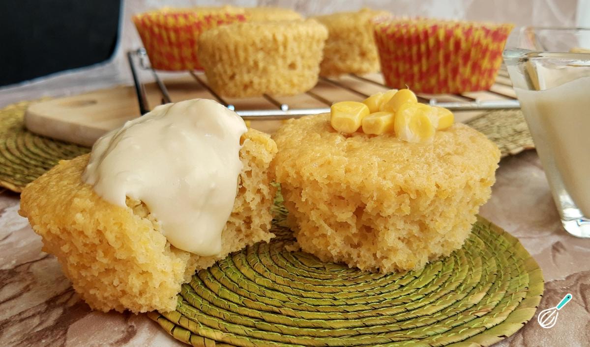 Receita de Cupcake de milho de lata