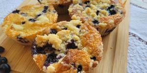 Receita de Muffin de blueberry