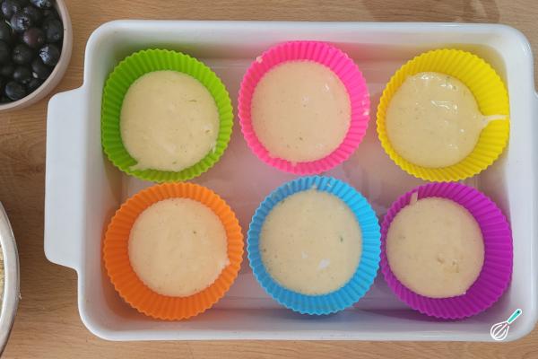 Receita de Muffin de blueberry - Passo 11