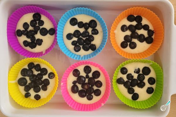 Receita de Muffin de blueberry - Passo 12