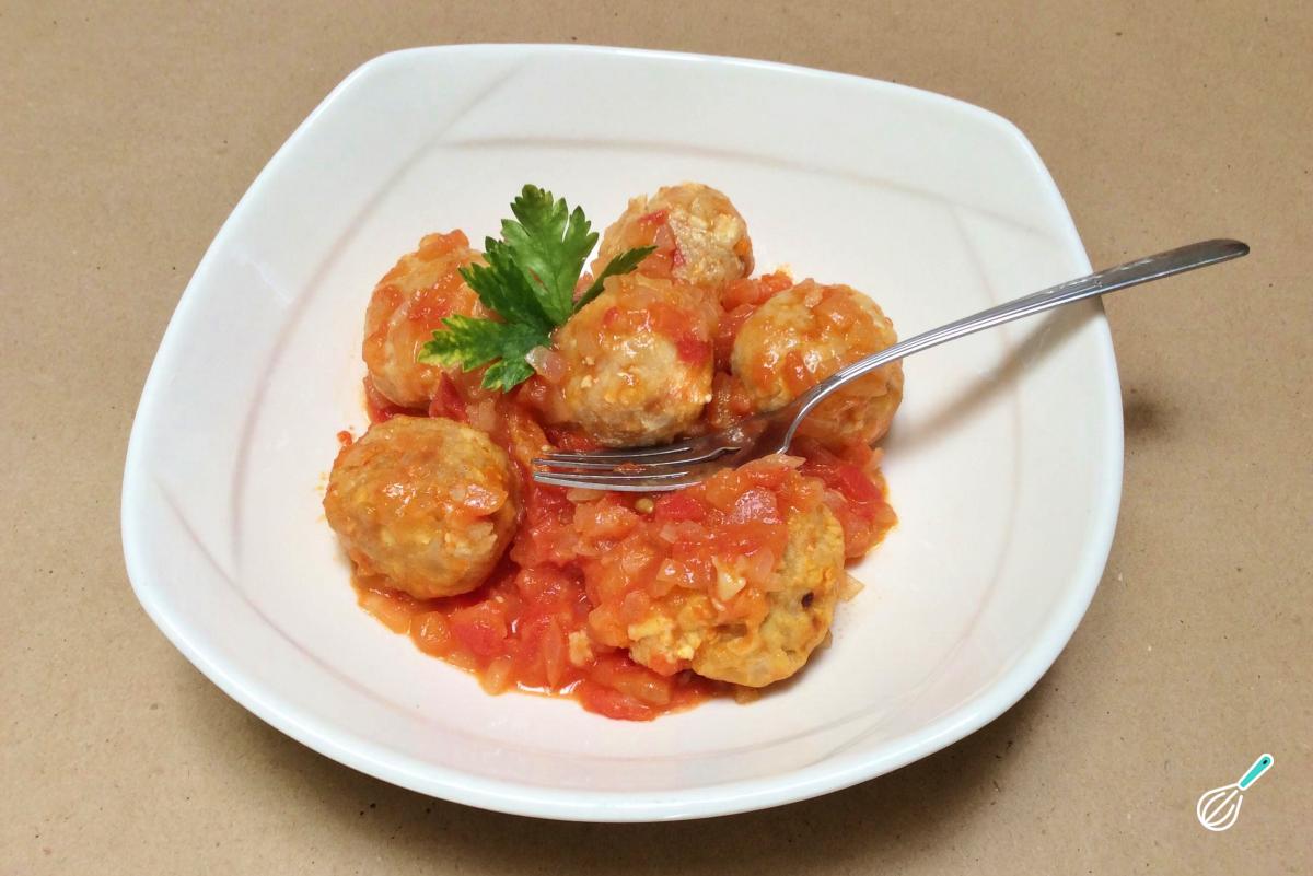 Receita de Almôndegas de tofu em molho de tomate