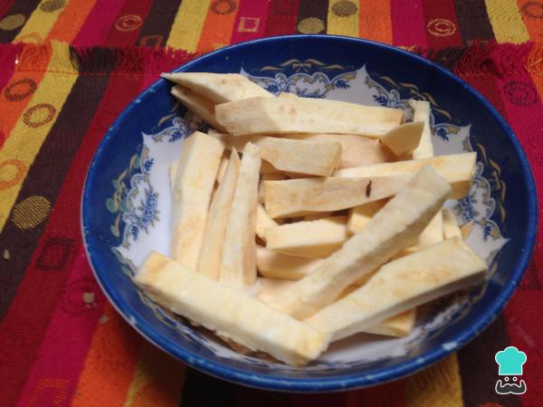 Receita de Batata-doce frita - Passo 3