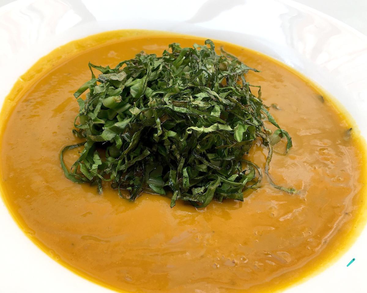 Receita de Sopa creme de abóbora cabotiá