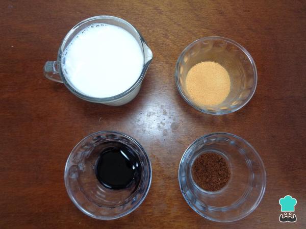 Receita de Pudim de café com leite - Passo 1
