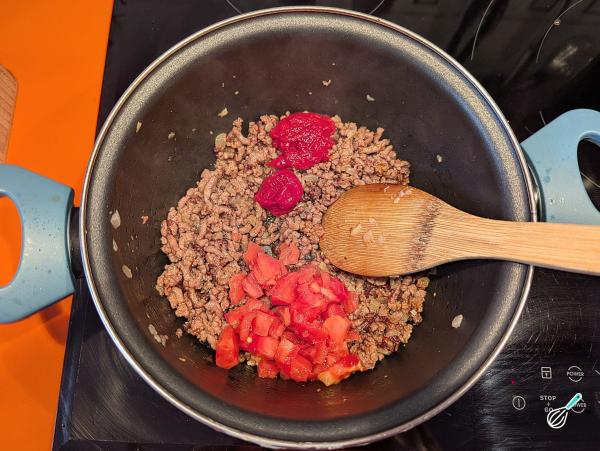 Receita de Polenta com carne moída e queijo - Passo 5