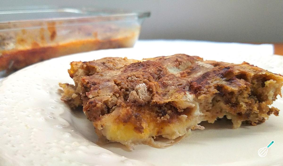 Receita de Torta seca de banana