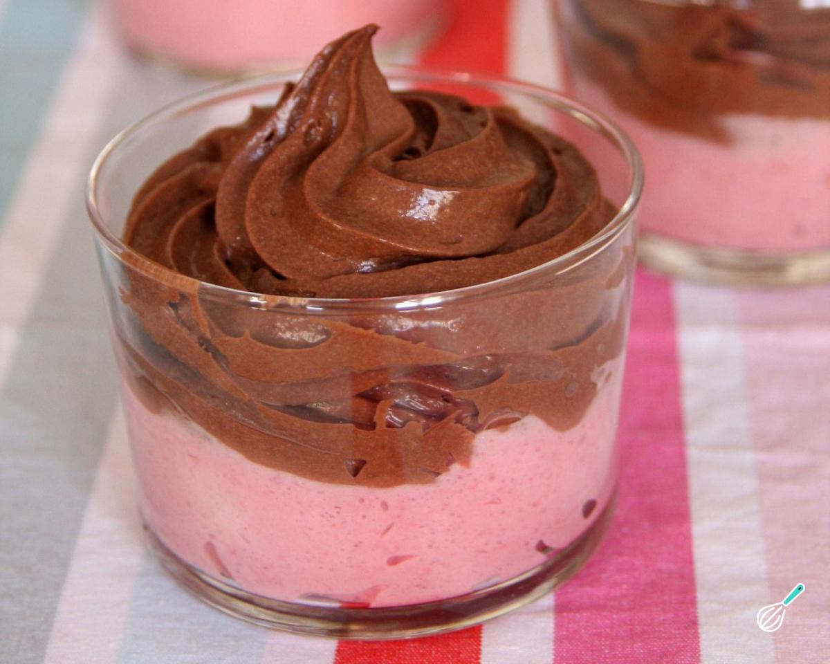 Receita de Mousse de morango com chocolate