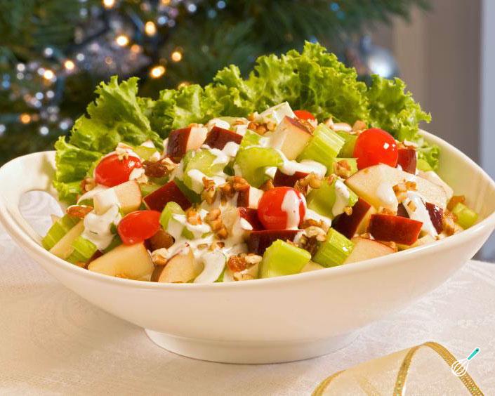 Salada de frutas para o Natal - Pronta em 30 MINUTOS! Salada de frutas para o Natal - Pronta em 30 MINUTOS!