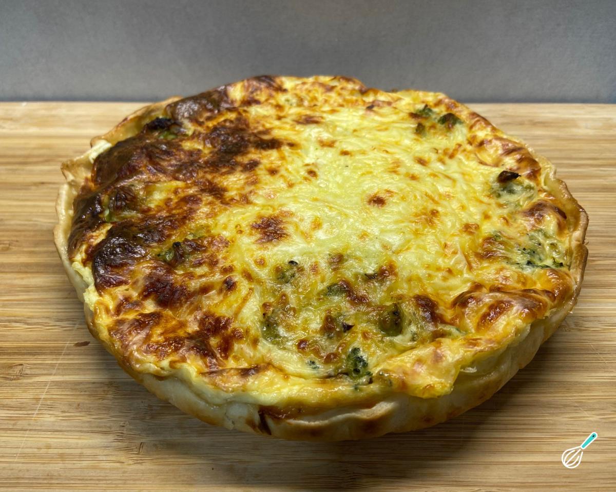 Receita de Quiche de brócolis com bacon