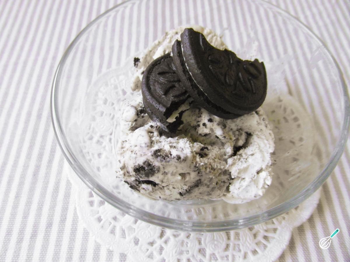 Receita de Sorvete de Oreo fácil
