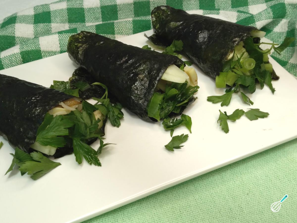 Receita de Temaki vegetariano