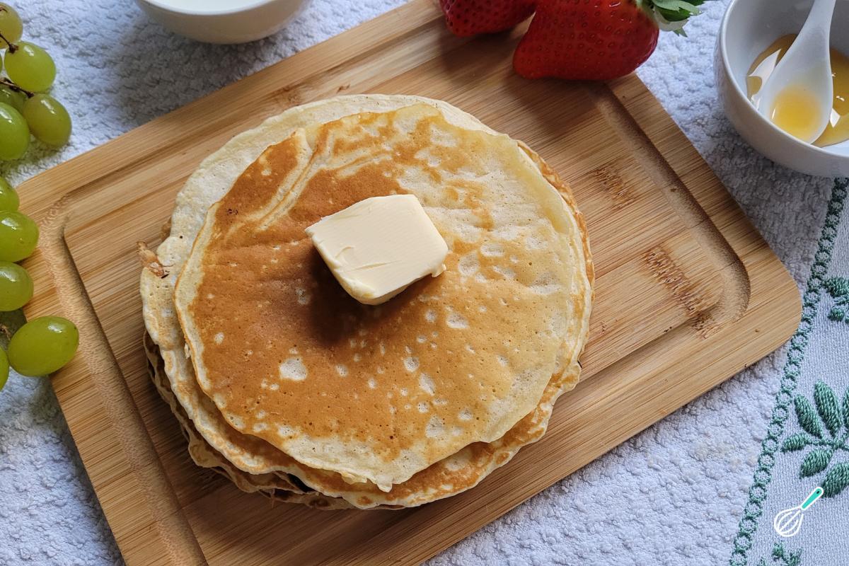 Receita de Massa de panqueca doce