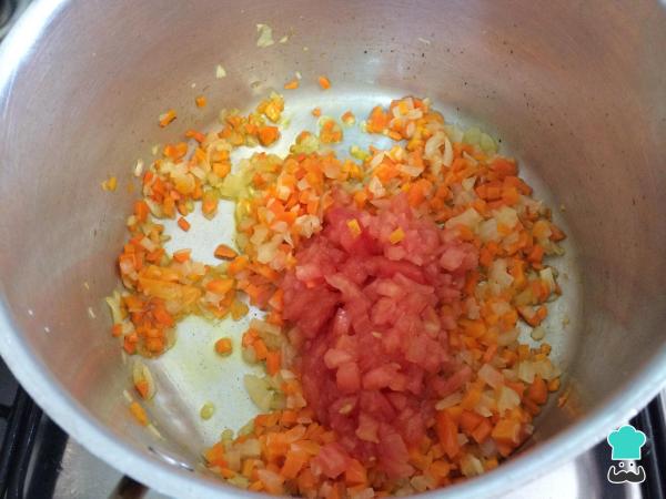 Receita de Sopa de lentilhas e legumes - Passo 3