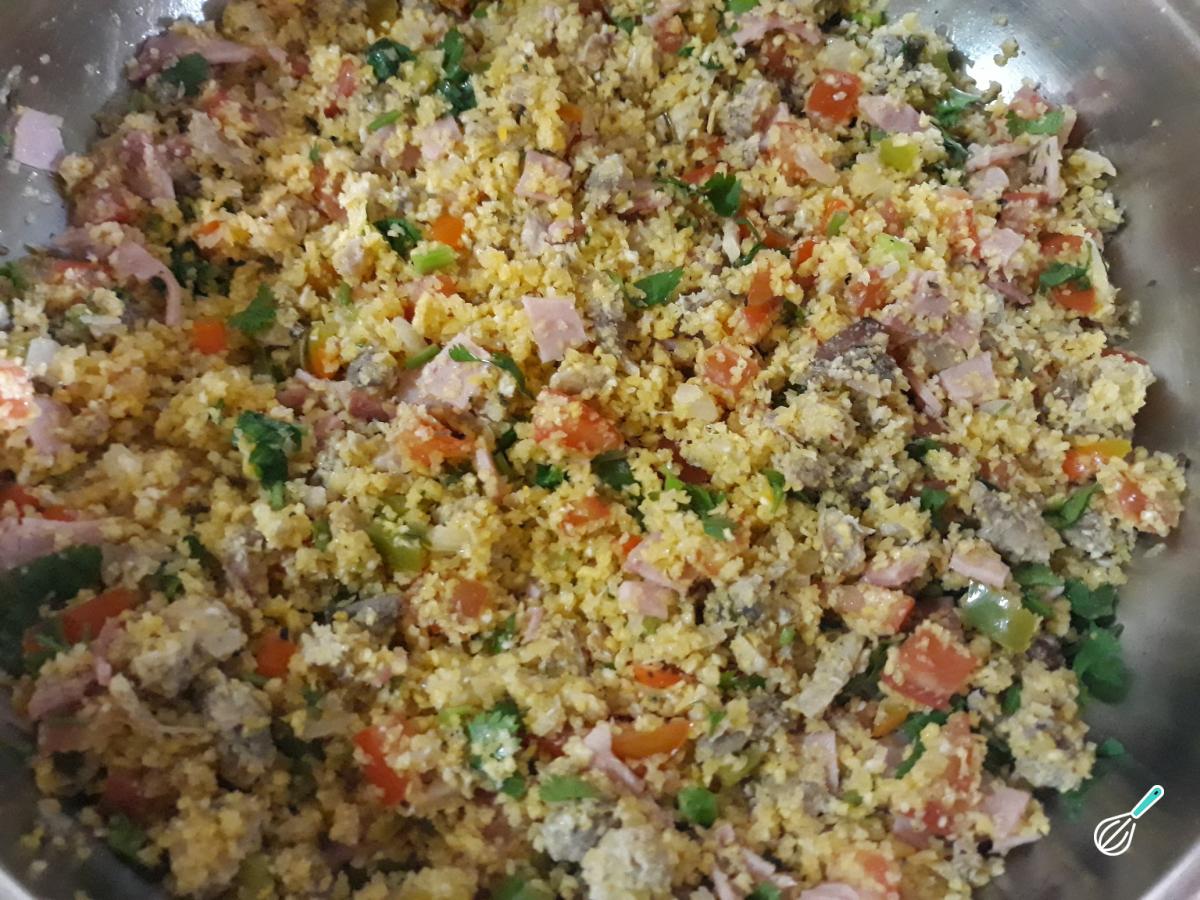 Receita de Farofa de flocos de milho