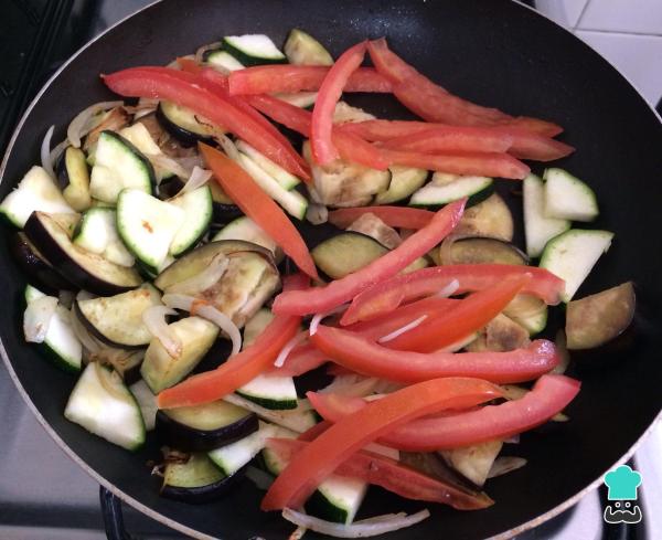 Receita de Legumes salteados com gergelim - Passo 3