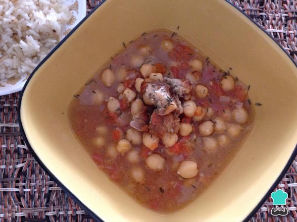 Receita de Sopa de grão de bico com bacon - Passo 7