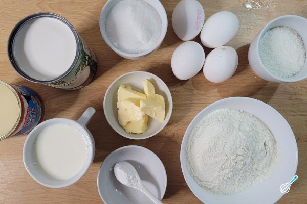 Receita de Bolo embriagado - Passo 1