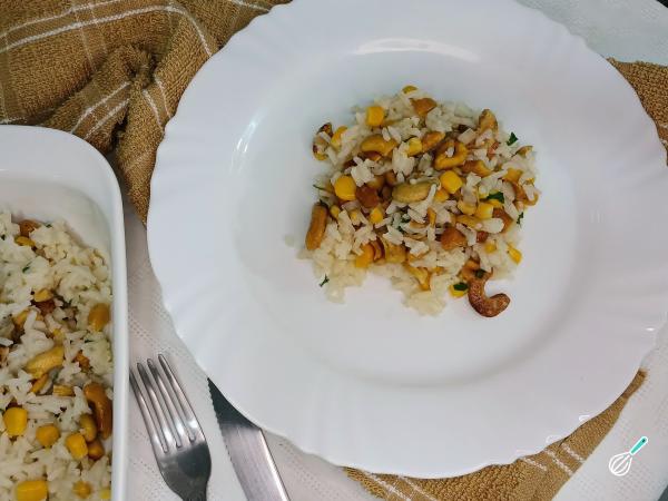 Receita de Arroz com castanha de caju - Passo 5