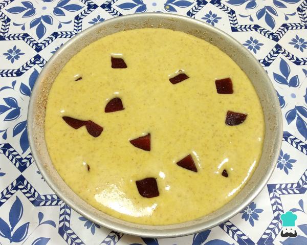 Receita de Bolo de fubá fofinho com goiabada - Passo 5